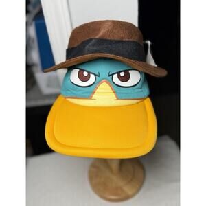 Disney Parks Perry the Platypus Agent P Hat Cap Phineas & Ferb One Size NWT